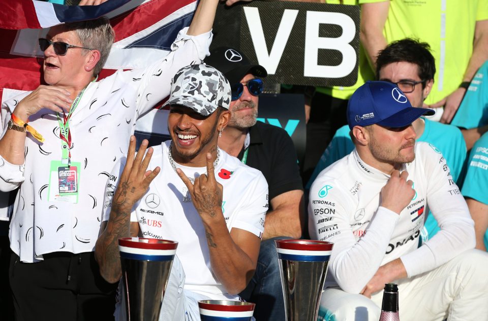  Hamilton won his sixth World Championship on Sunday evening