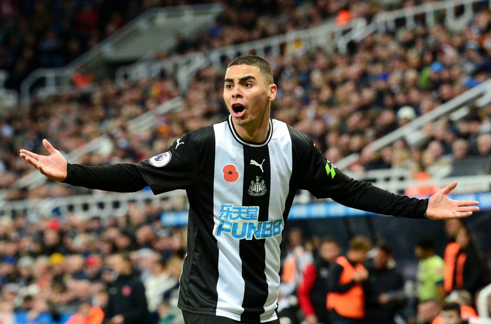  Miguel Almiron has struggled at Newcastle United