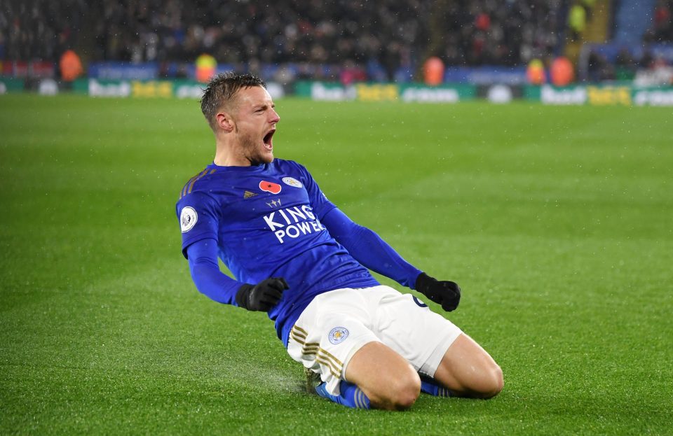  Jamie Vardy is nearing 100 Premier League goals