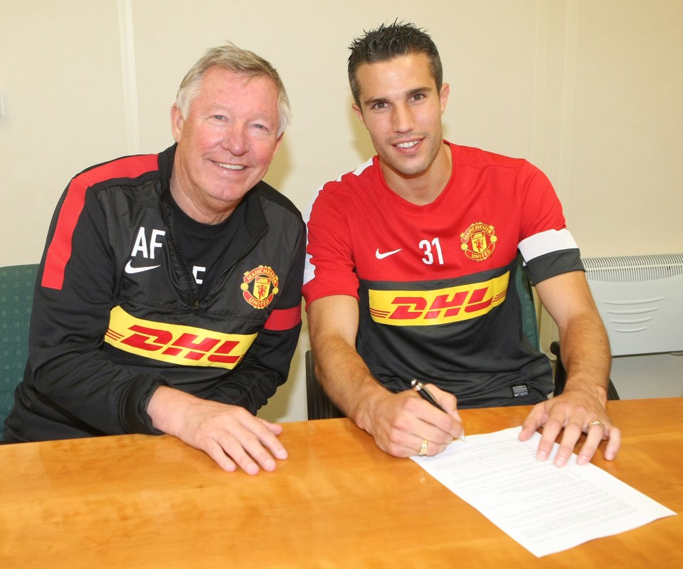 Ferguson's signing of Van Persie fired United to the title in his final season