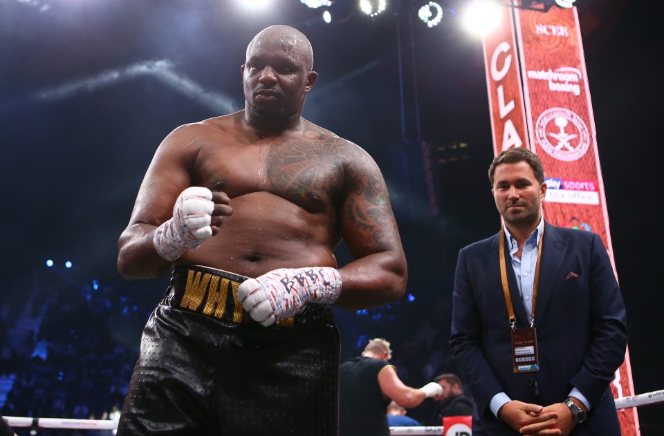  Whyte has lost just one of huis 28 fights - to Joshua in 2015