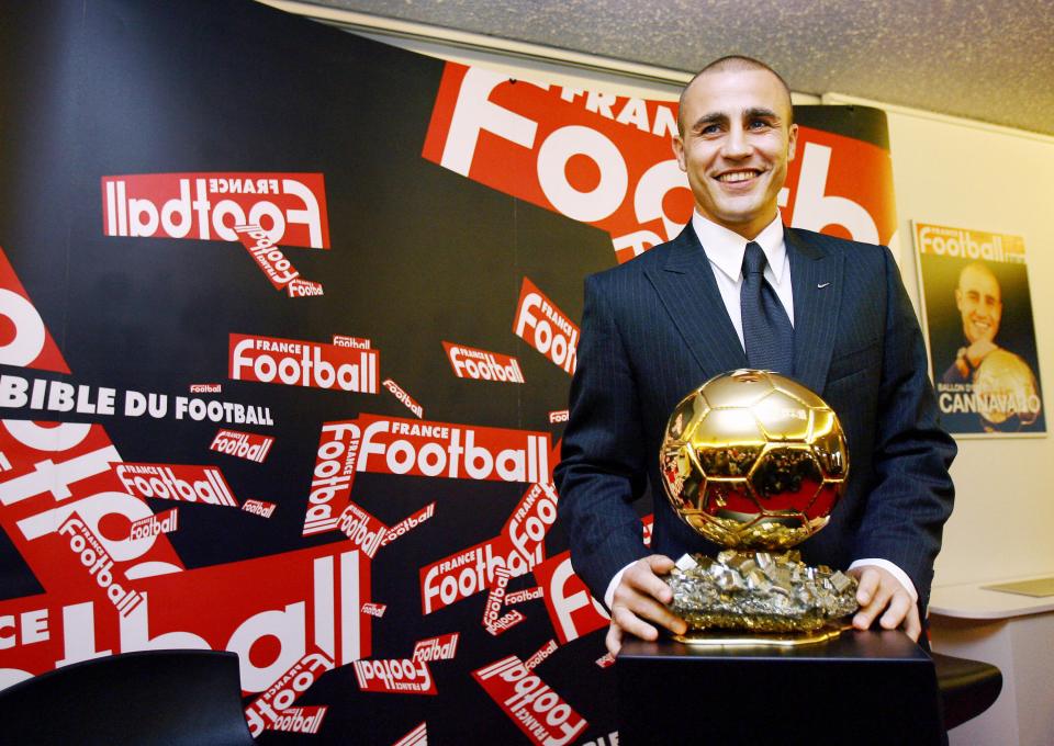  A moment Fabio Cannavaro will never forget