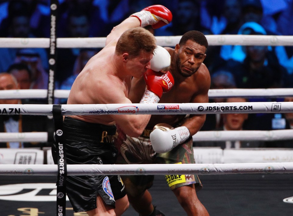 Many felt Hunter beat Povetkin in their draw in 2019