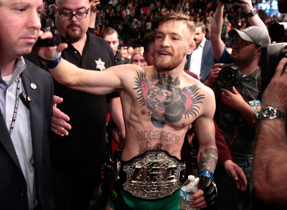 McGregor beat Mendes and Aldo to become the undisputed featherweight champion in 2015