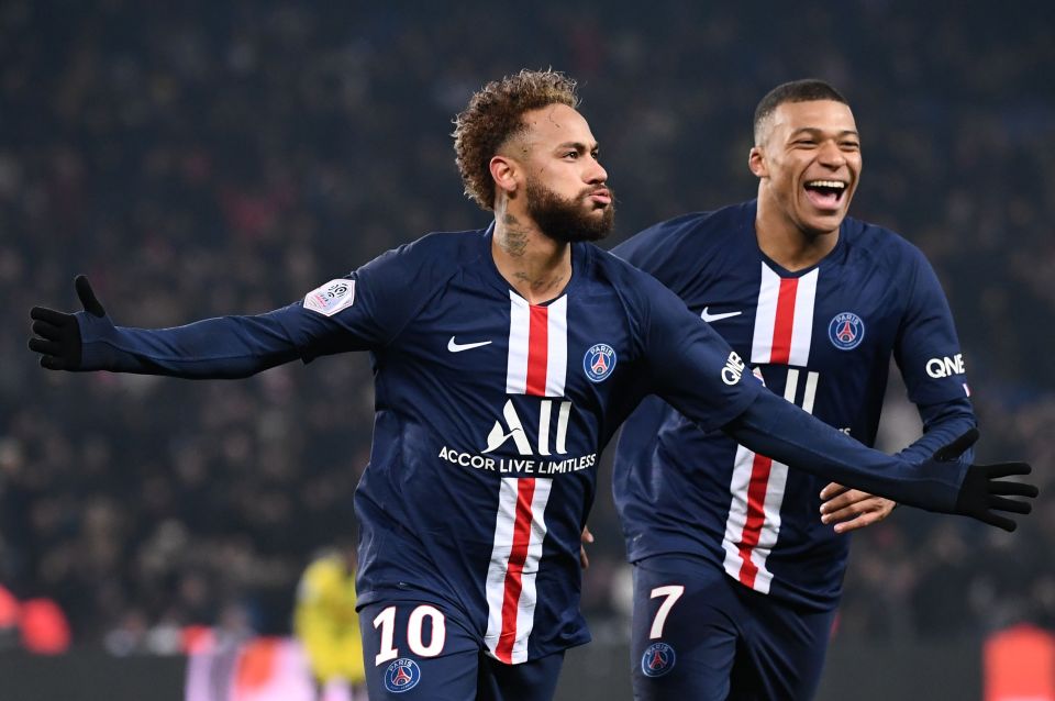  Paris Saint-Germain are currently top of the table but it's not clear whether the season will be voided