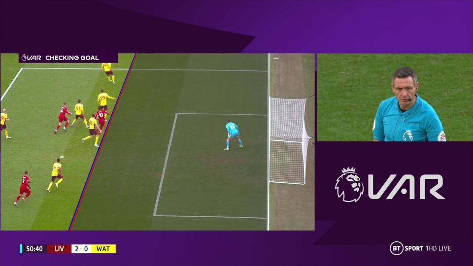  Mane thought he had scored against Watford