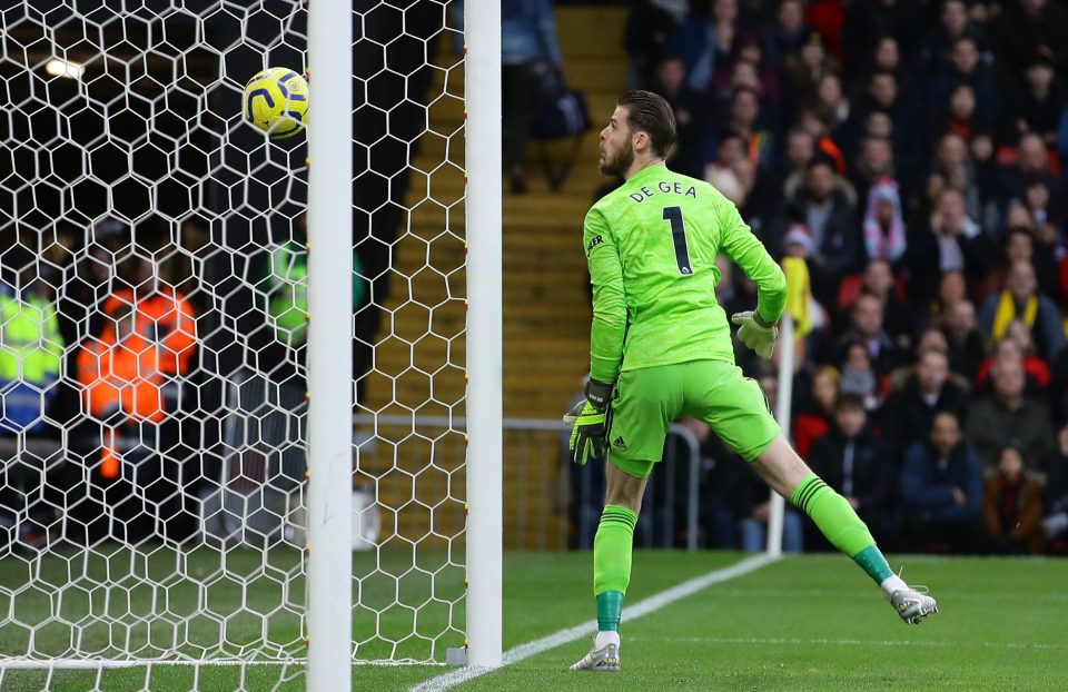  De Gea has failed to keep a Premier League clean sheet in 13 successive games