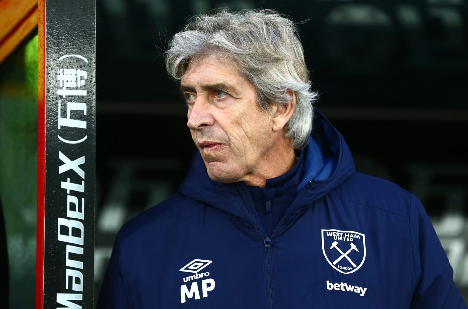  Pellegrini has been sacked by West Ham