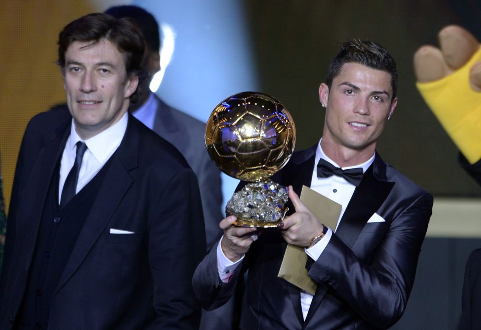  Ronaldo has won it five times during his career