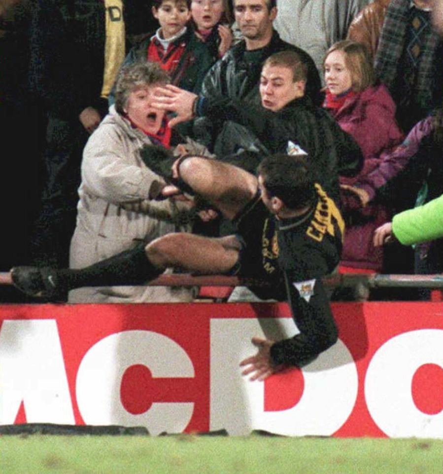  Cantona launched himself at a fan 25 years ago today
