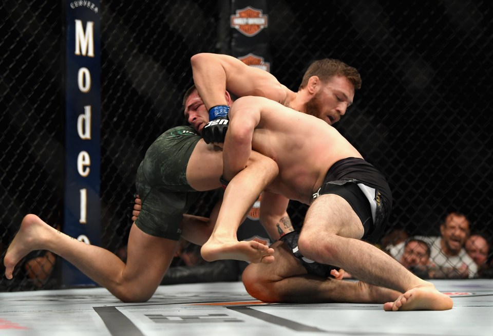  Khabib claimed victory over McGregor before a number of controversial post-fight incidents