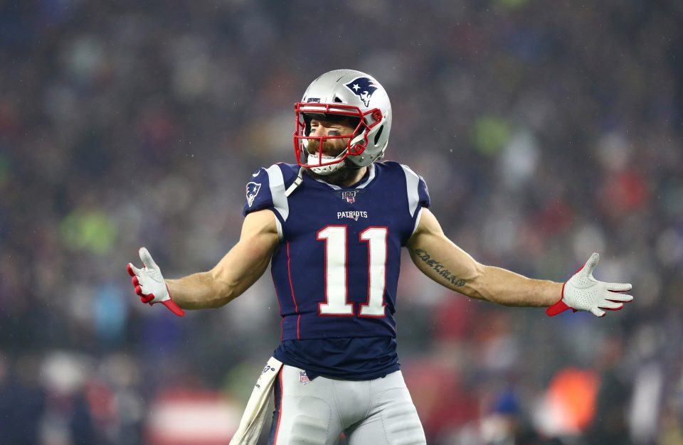 Julian Edelman during his Super Bowl-winning days with the New England Patriots