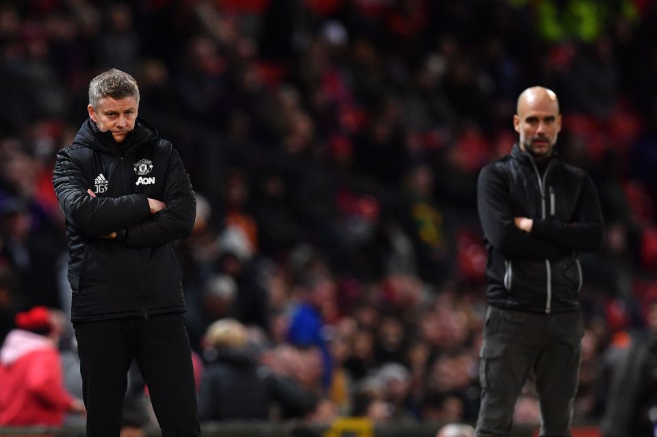 Solskjaer's struggling Man United will host Man City at Old Trafford in the Manchester derby this weekend - LIVE on talkSPORT