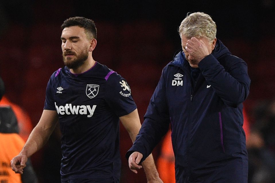  David Moyes was stunned after his West Ham side were denied a late equaliser by VAR