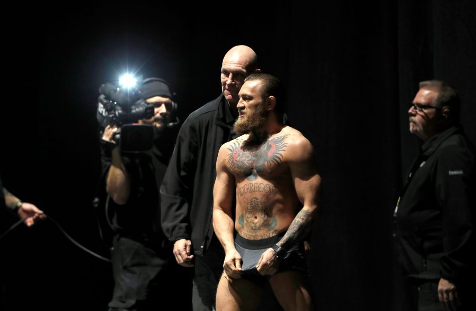  'The Notorious' is looking huge for his return to 170lbs