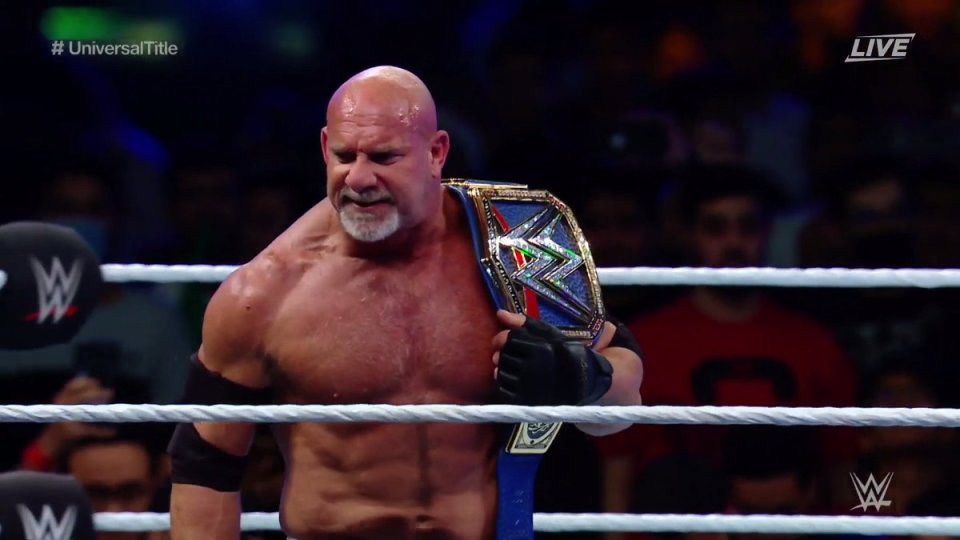  Goldberg captured the Universal title for the second time