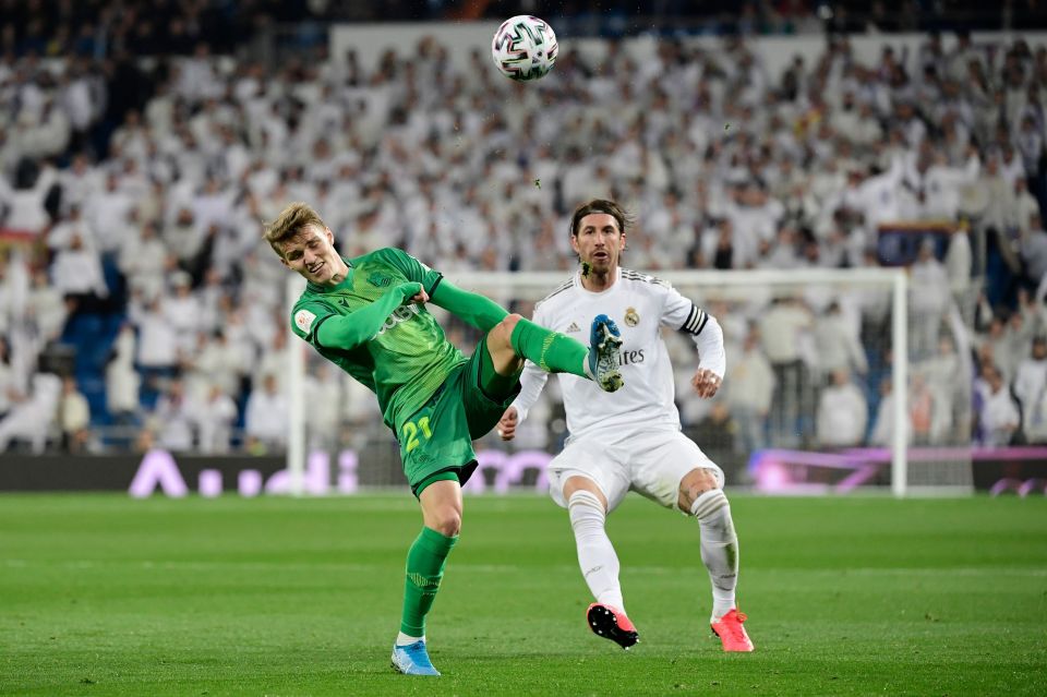  Martin Odegaard had the last laugh over Sergio Ramos in the end