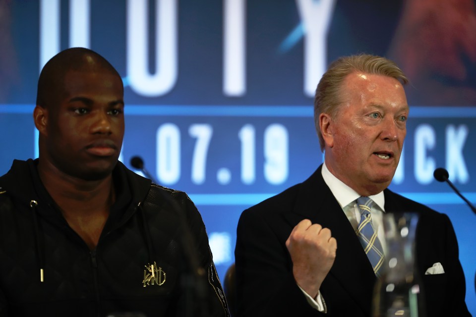 Warren is backing his fighter all the way