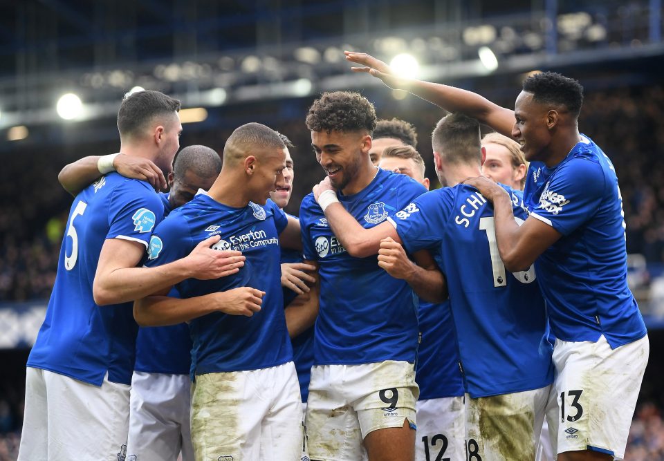  Everton have won 8 out of their 14 home Premier League matches this season