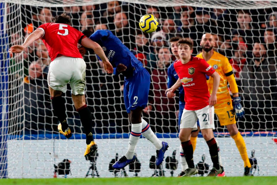  Maguire's powerful header helped seal the win but should he have been on the pitch to score it?
