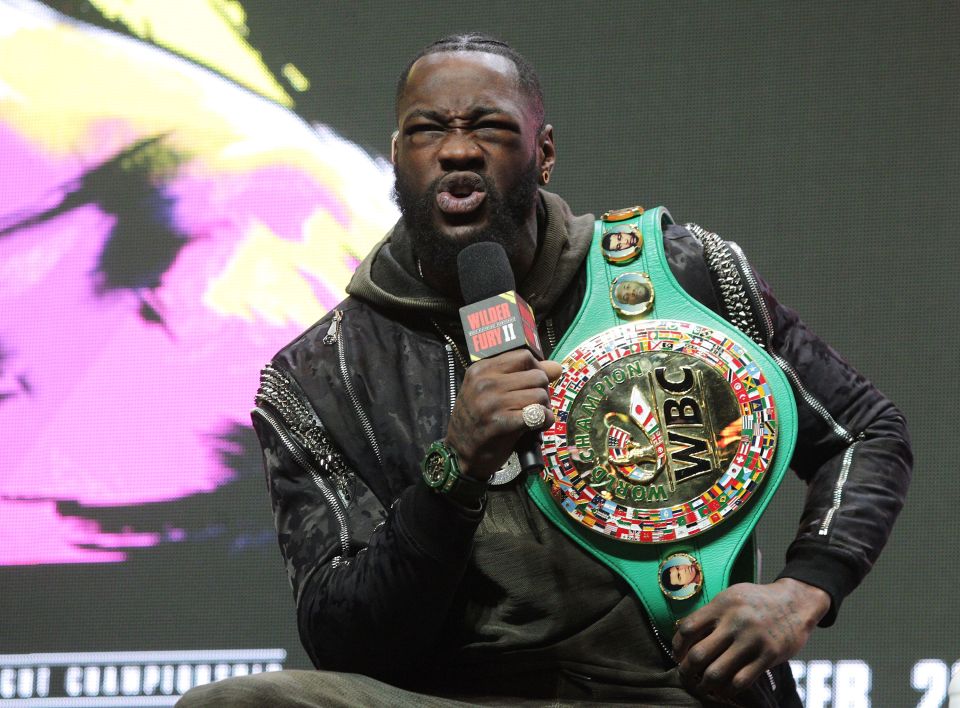  Wilder is the former WBC heavyweight champion, who lost his title to Fury