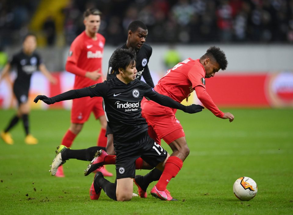  Frankfurt won the first leg of the tie 4-1 in Germany