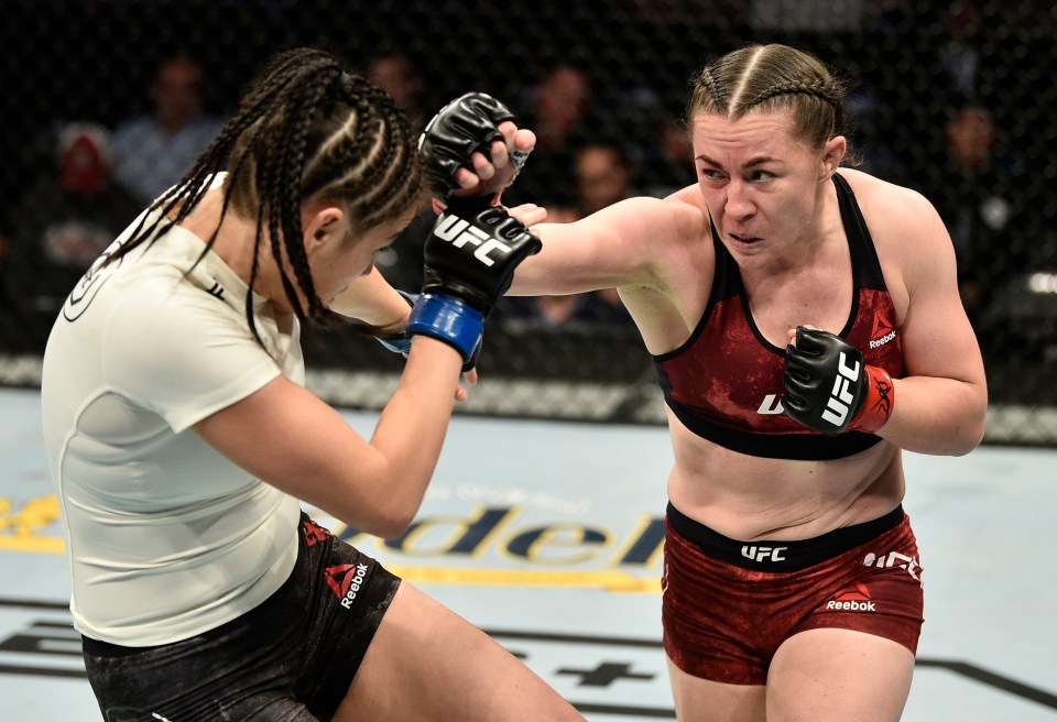 She now faces Belbita - an opponent she has previously beaten