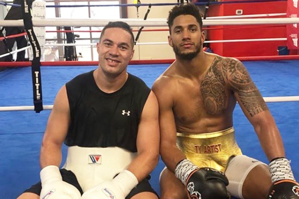  Olympic gold medallist Yoka shared a few rounds with former world champion Parker.
