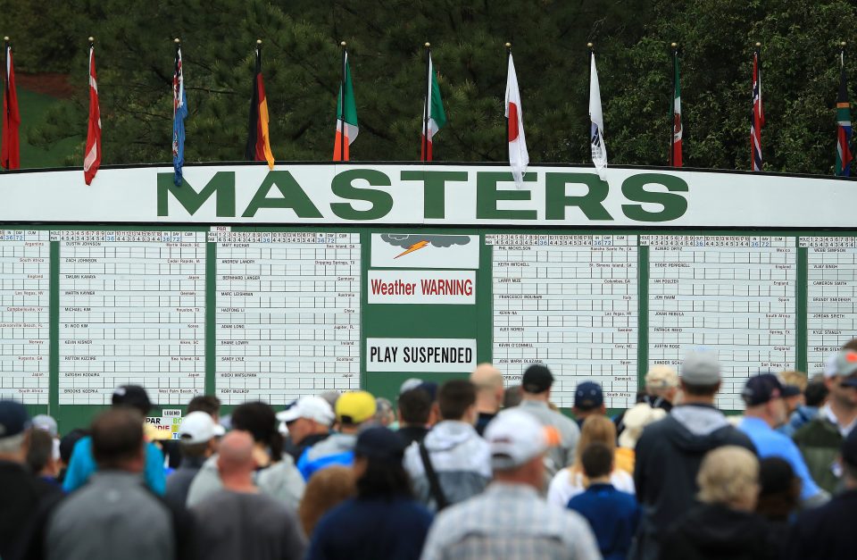 The 2022 Masters will get under way on Thursday, April 7