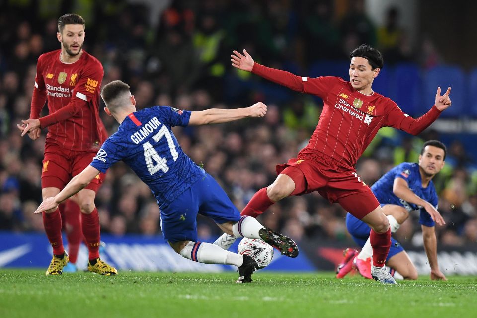  Gilmour’s tenacity and boldness on the ball against Liverpool reminded Tony Cascarino of his former Republic of Ireland teammate Roy Keane