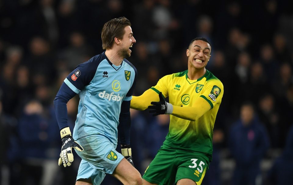  Krul was match winner for Norwich to book their quarter-final spot