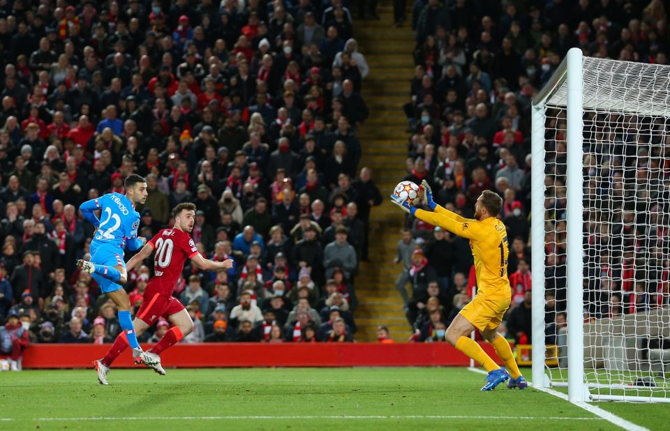 Jota put Liverpool in front on 13 minutes