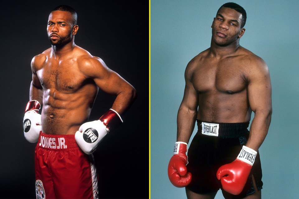  Fellow boxing legend Jones Jr is the man chosen to take on Tyson in his comeback as the pair roll back the years