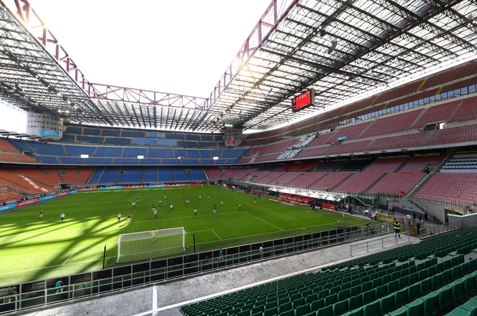 The San Siro will no longer host the 2027 Champions League final