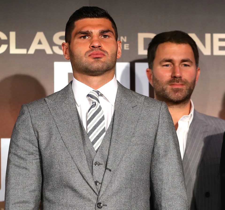 Hrgovic is IBF mandatory and is co-promoted by Eddie Hearn, so it likely would've been more difficult to agree a step-aside deal with him