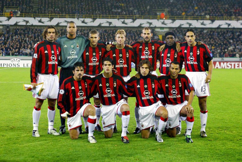 Pirlo was also part of Milan's star studded team that won the Champions League