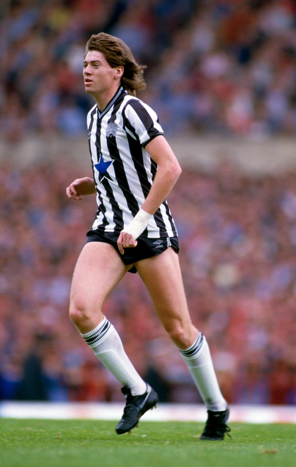  Chris Waddle was given his chance in league football at Newcastle and also starred for Marseille and Sheffield Wednesday