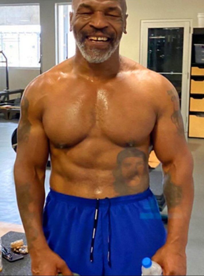  Tyson last fought 15 years ago but has got himself back in top shape