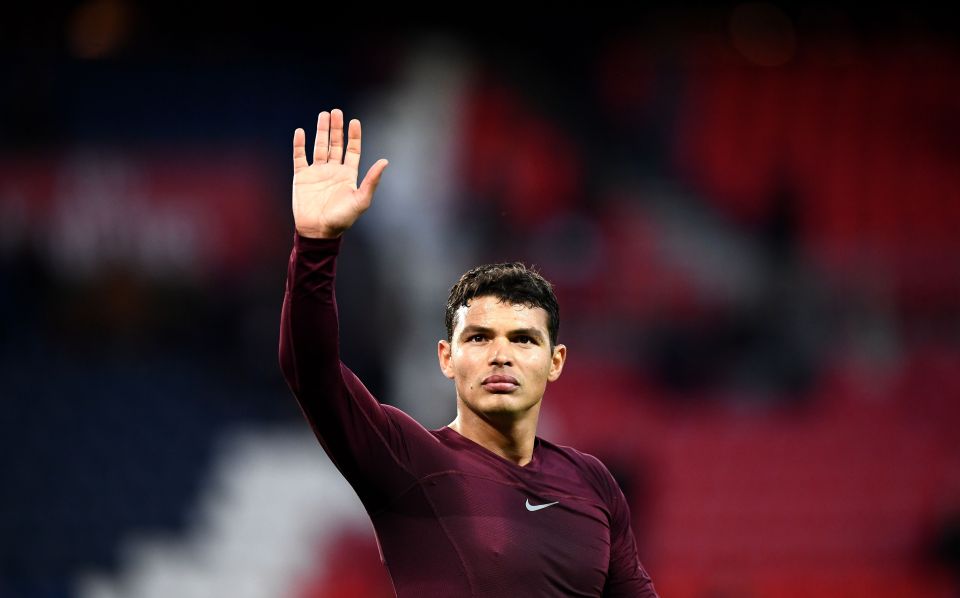  Thiago Silva said goodbye to PSG last week