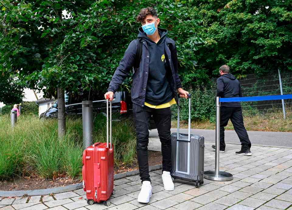  Havertz is currently on international duty with Germany
