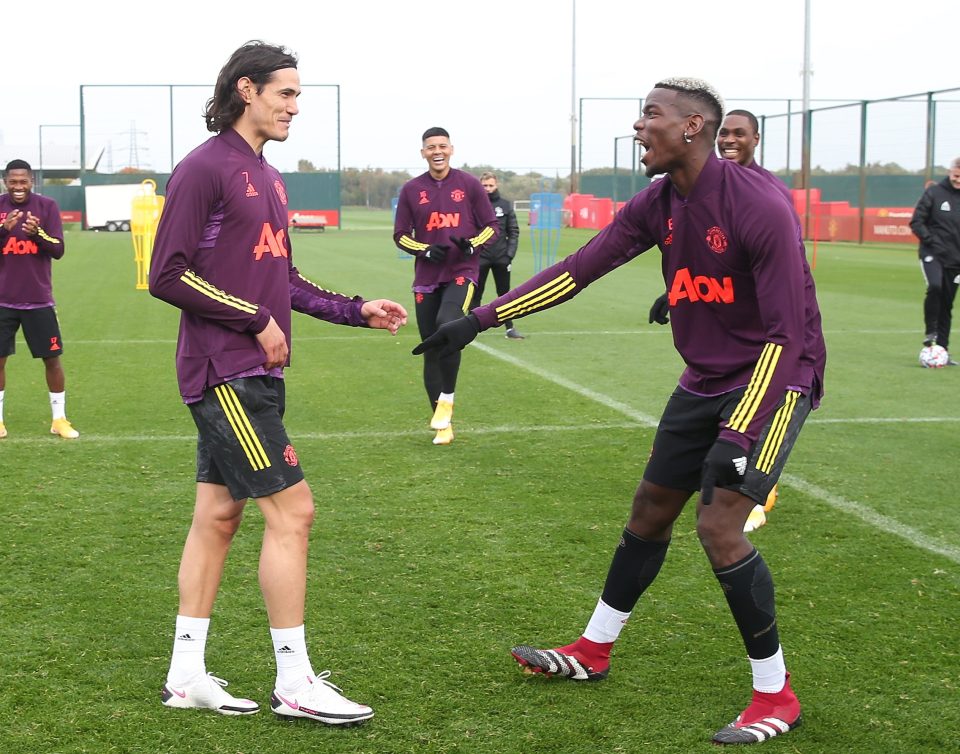  There's no Cavani or Pogba in the Man United starting XI