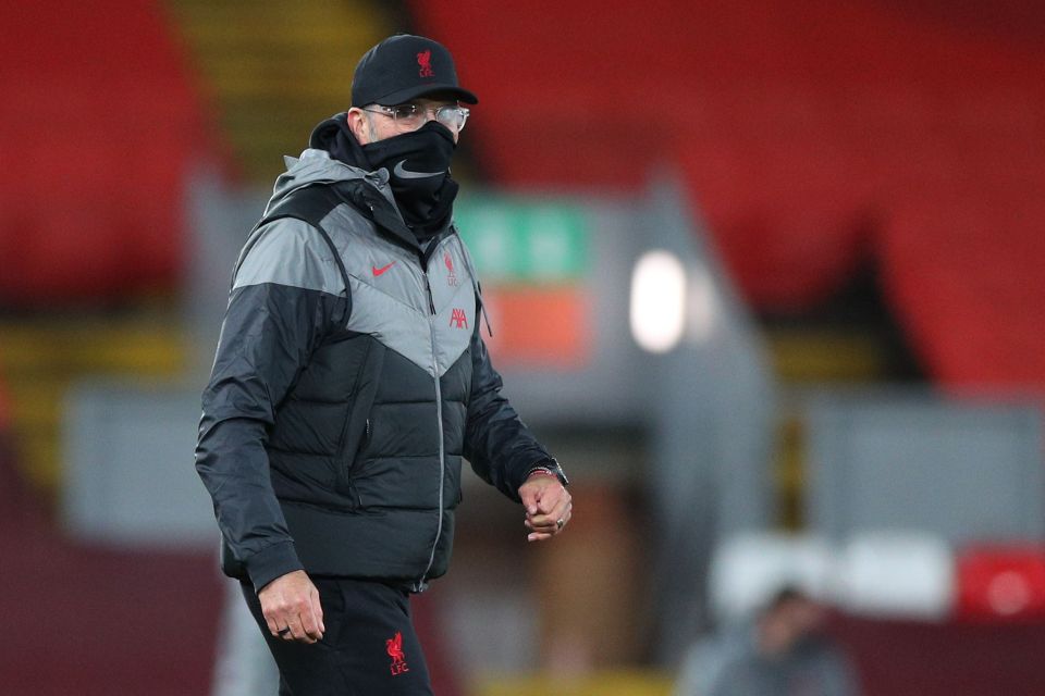  Klopp is without several key members of his squad