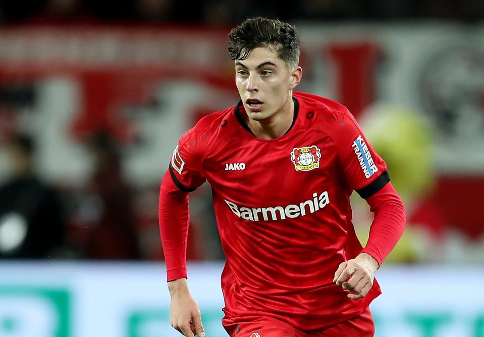  Havertz, who scored 18 goals for Bayer Leverkusen last season, is also on his way to Chelsea