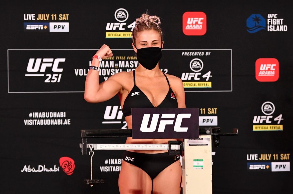  VanZant was the consummate professional building up to the clash on Fight Island