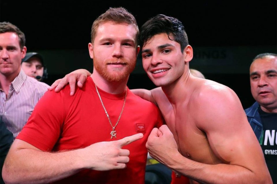 Garcia was back in the gym with Canelo recently