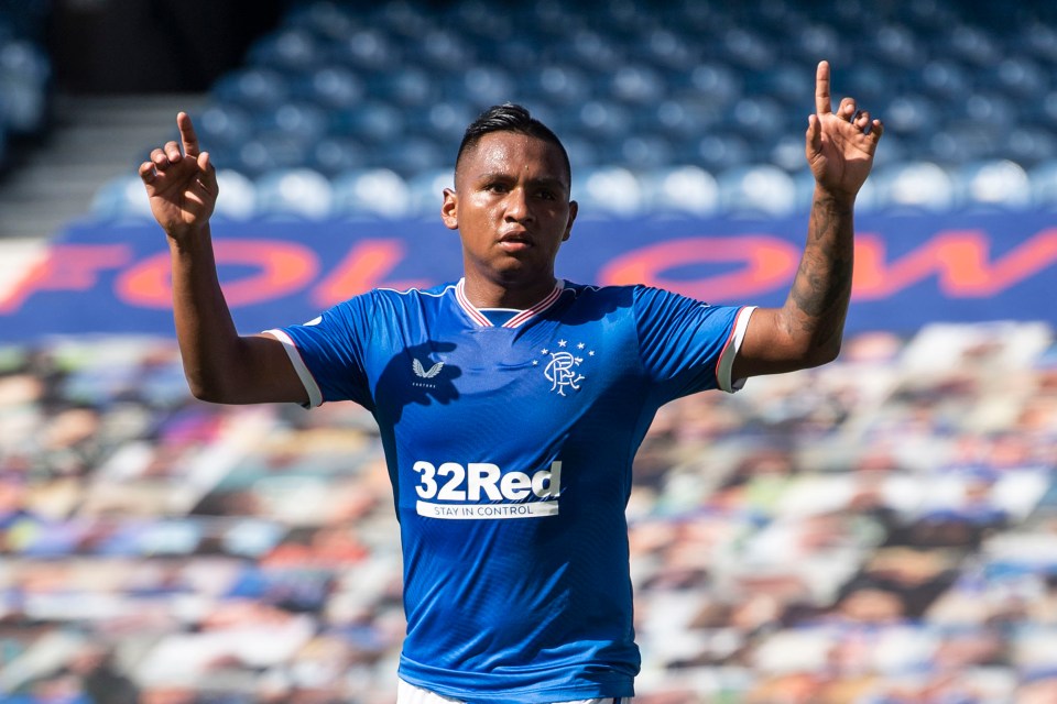  Morelos scored his first Scottish Premiership goals of 2020 on Sunday