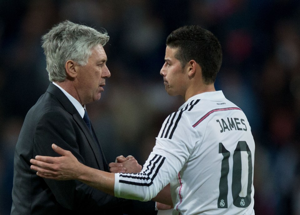  Ancelotti and Rodriguez look poised for another reunion