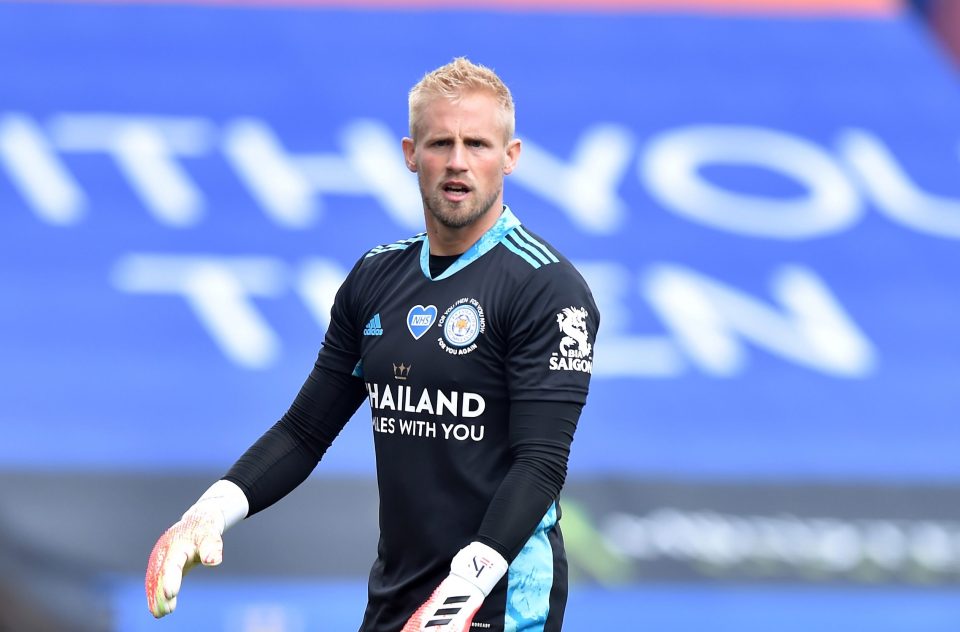  Kasper Schmeichel is a huge Man United fan, and his father, Peter, is a true Old Trafford legend