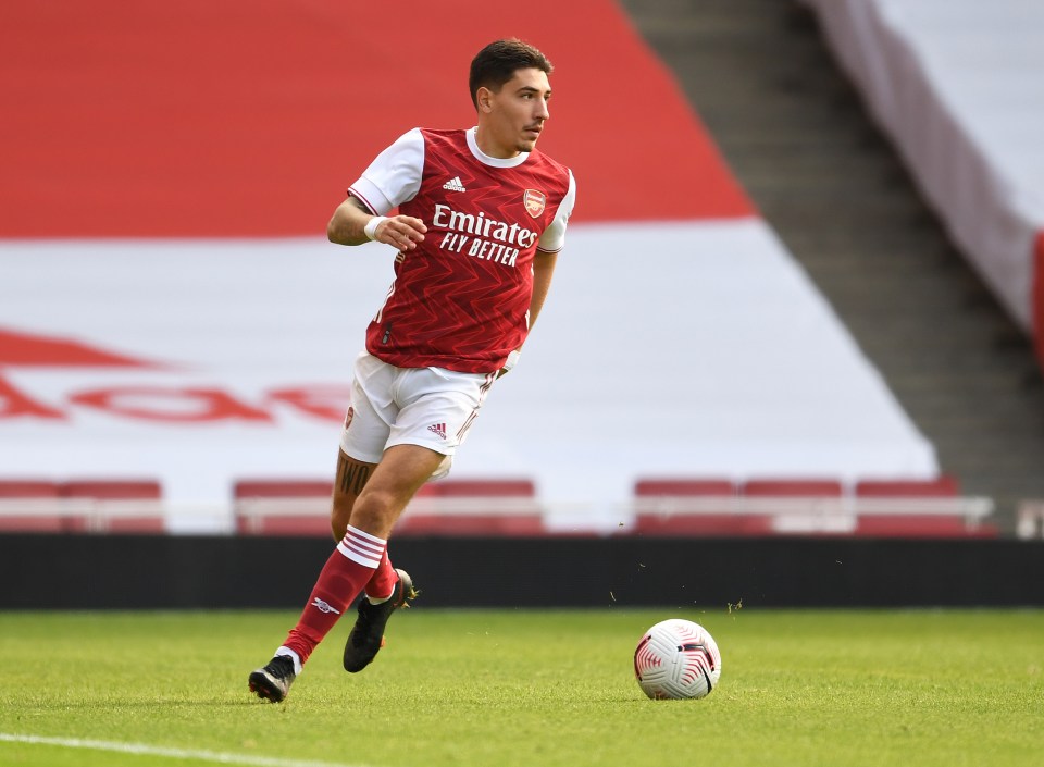  Bellerin has been at Arsenal for eight years