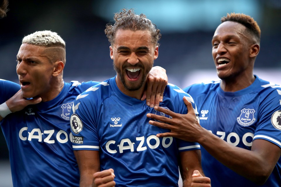  Calvert-Lewin's second-half header secured all three points for Carlo Ancelotti's men